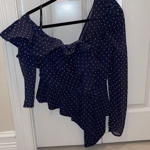 Self portrait off shoulder top